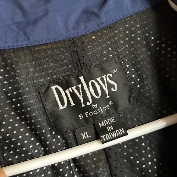 FootJoy DryJoys men’s full‎ zip golf rain wind performance jacket size XL - Picture 5 of 9